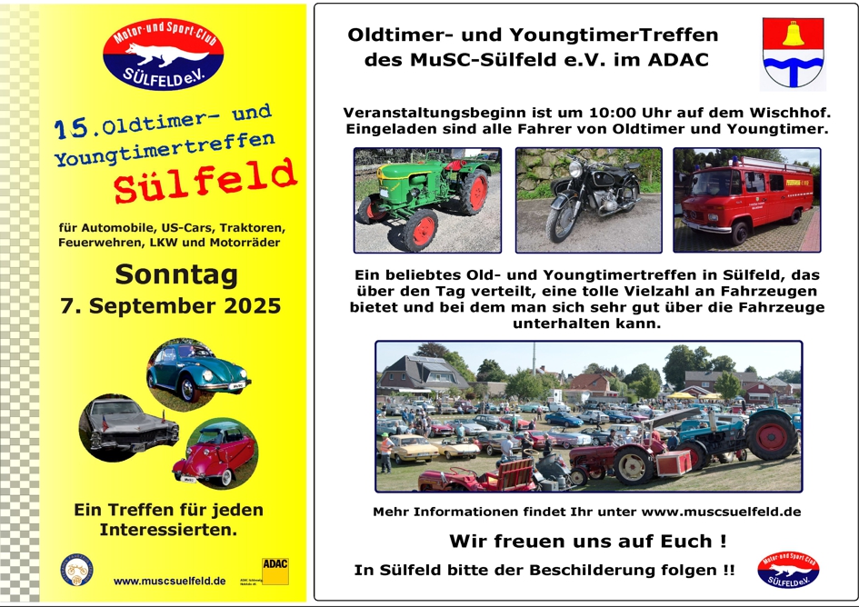 15. Oldtimer- und Youngtimertreffen in Sülfeld