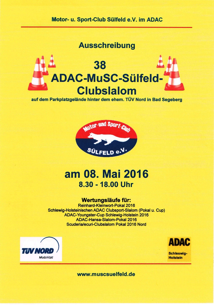 38. ADAC MuSC Clubslalom